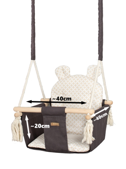 Baby swing with ears