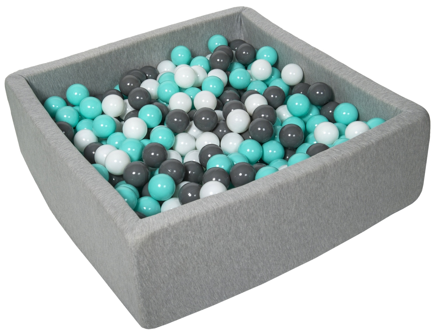 Soft Jersey Baby Kids Children Ball Pit with 450 balls, Gift, 90x90 cm - Picture 18 of 24
