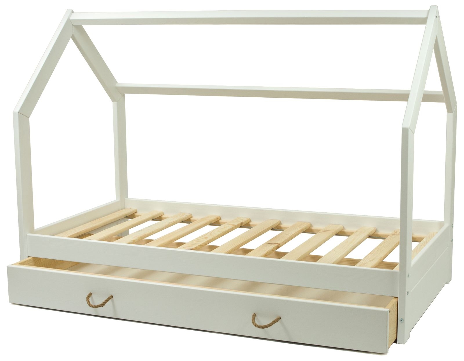 Solid Wooden Scandinavian Style Bed, house bed, modern bed, boys, girls 160 x80 - Picture 4 of 10