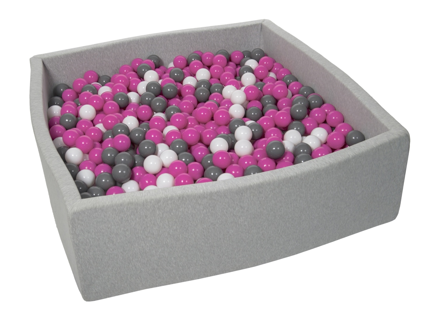 Soft Jersey Baby Kids Children Ball Pit with 1200 balls, Gift, 120x120 cm - Picture 11 of 13