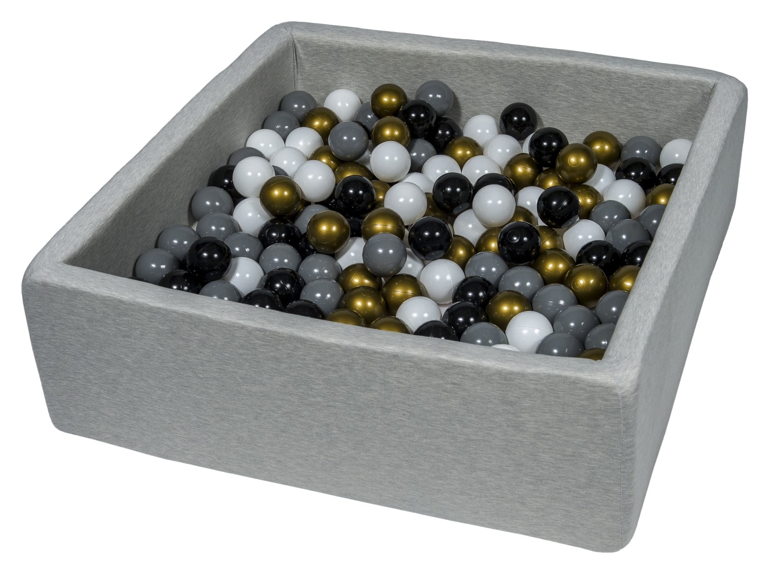 Soft Jersey Baby Kids Children Ball Pit with 300 balls, Gift, 90x90 cm - Picture 5 of 23