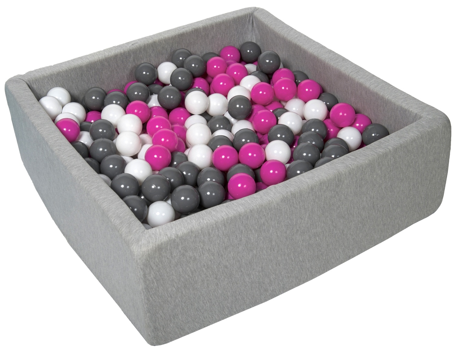 Soft Jersey Baby Kids Children Ball Pit with 450 balls, Gift, 90x90 cm - Picture 15 of 24